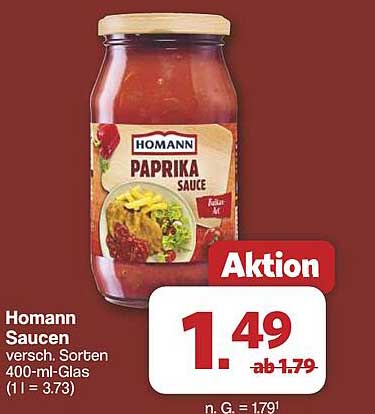 Homann Paprika Sauce