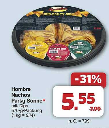 Hombre Nachos Party Sonne*