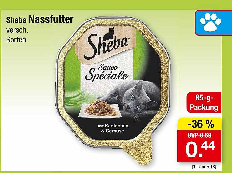 Sheba Nassfutter Sauce Spéciale