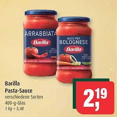 Barilla Pasta-Sauce