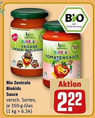 Bio Zentrale Biokids Sauce