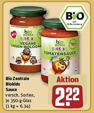 Bio Zentrale Biokids Sauce