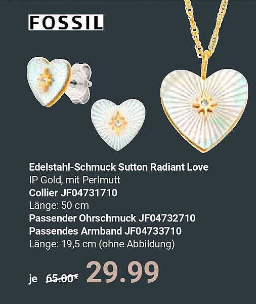 Edelstahl-Schmuck Sutton Radiant Love