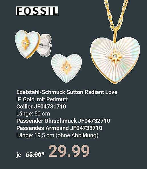 Edelstahl-Schmuck Sutton Radiant Love