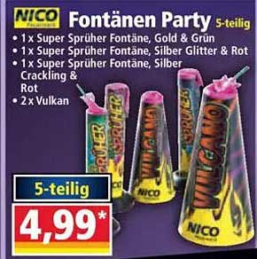 Fontänen Party 5-teilig