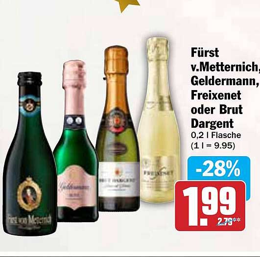 Fürst v. Metternich, Geldermann, Freixenet oder Brut Dargent