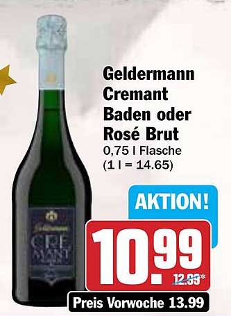 Geldermann Cremant Baden oder Rosé Brut