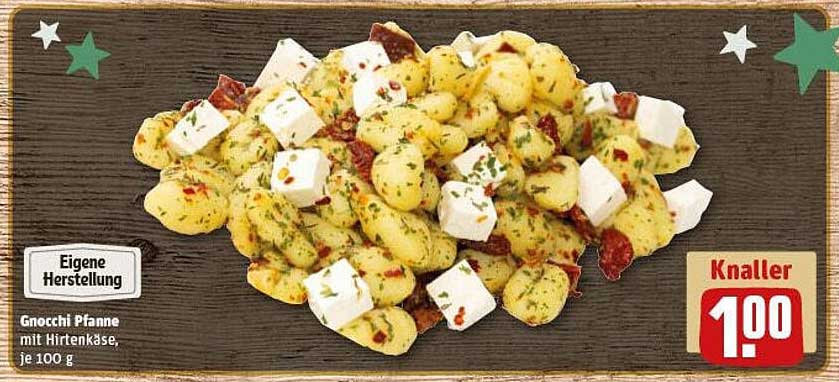 Gnocchi Pfanne mit Hirtenkäse