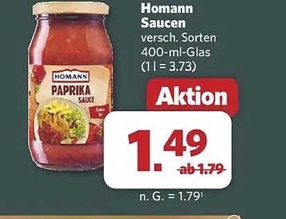 Homann Paprika Sauce