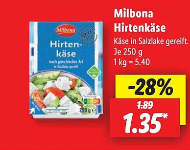 Milbona Hirtenkäse