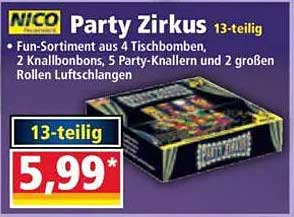 Party Zirkus 13-teilig