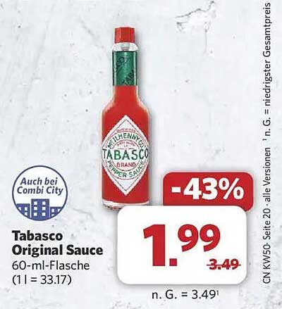 Tabasco Original Sauce