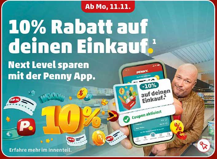 10% Rabatt auf deinen Einkauf.