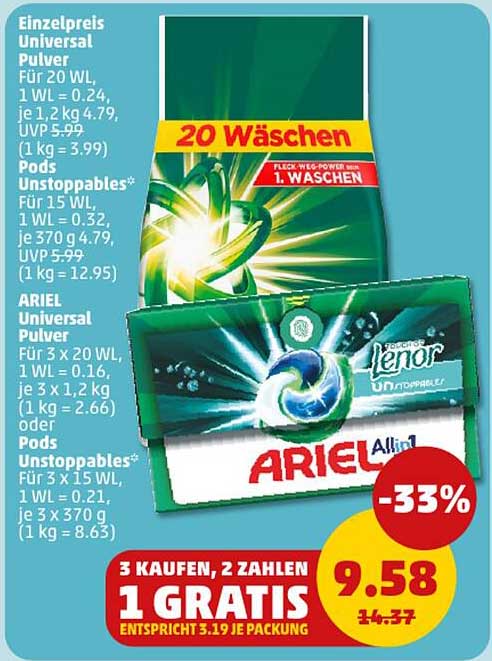 Ariel Universal Pulver