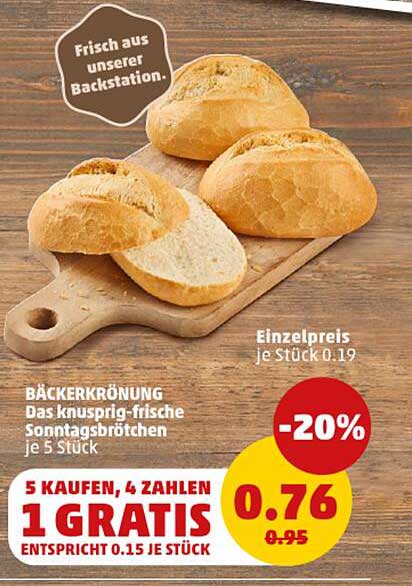 BÄCKERKRÖNUNG Das knusprig-frische Sonntagsbrötchen