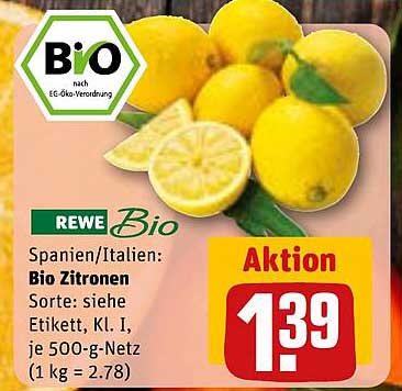 Bio Zitronen