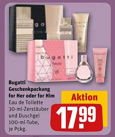 Bugatti Geschenkpackung for Her oder for Him