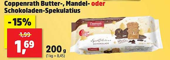 Coppenrath Butter-, Mandel- oder Schokoladen-Spekulatius