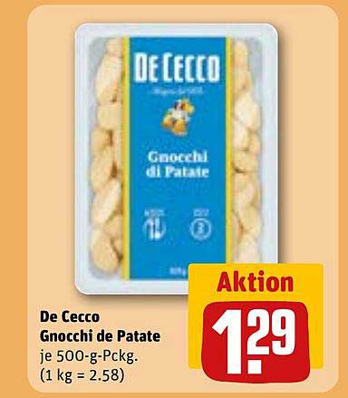 De Cecco Gnocchi de Patate