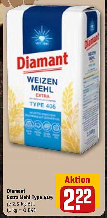 Diamant Weizen Mehl Extra Type 405