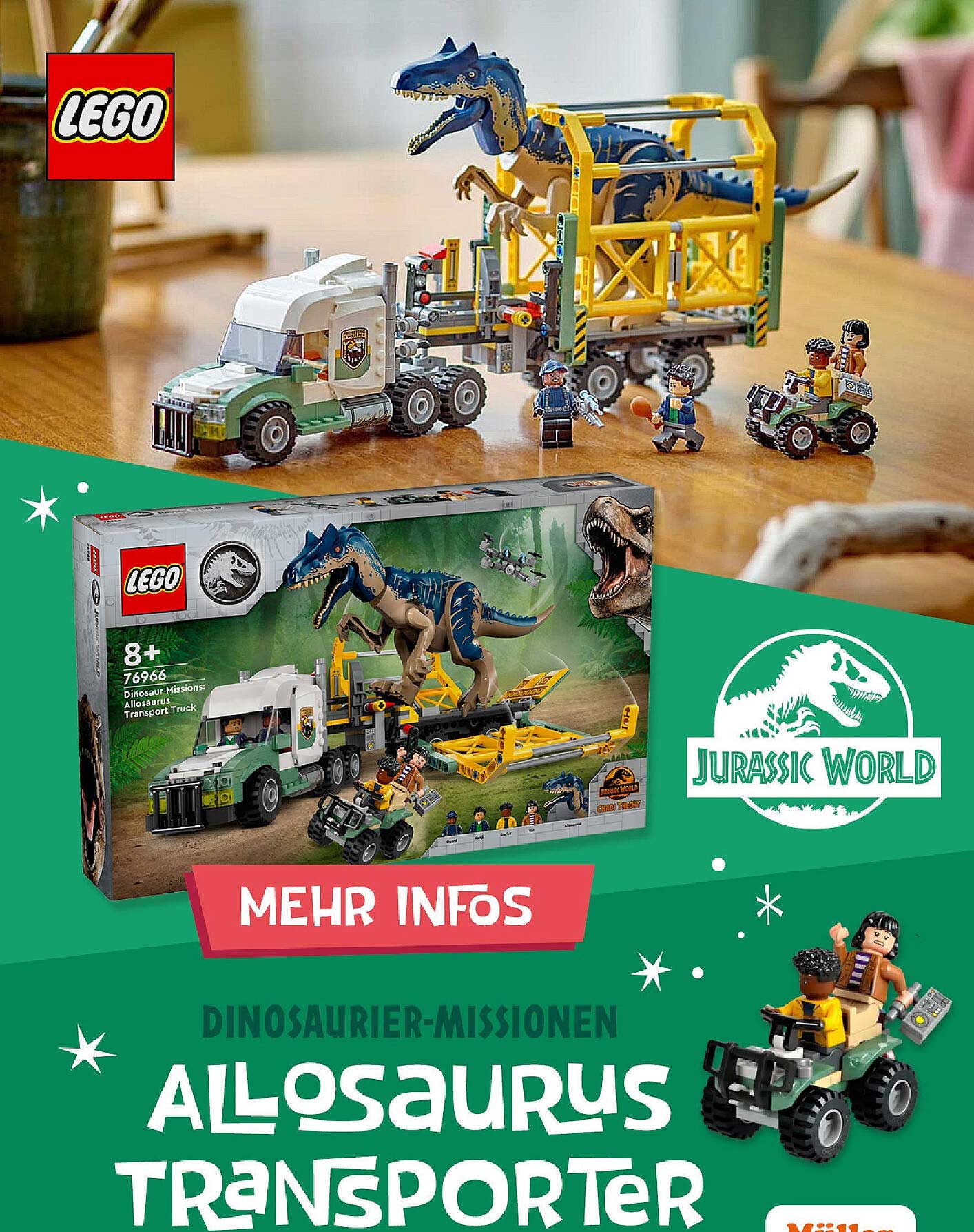 Dinosaurier-Missionen Allosaurus Transporter