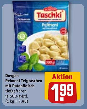 Dovgan Pelmeni Teigtaschen mit Putenfleisch