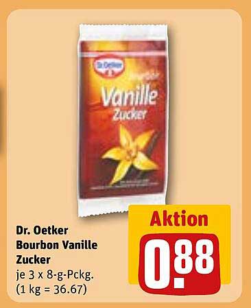 Dr. Oetker Bourbon Vanille Zucker