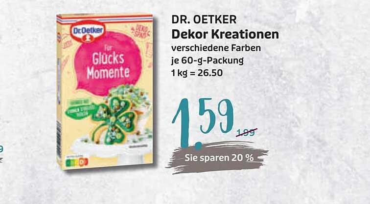 DR. OETKER Dekor Kreationen