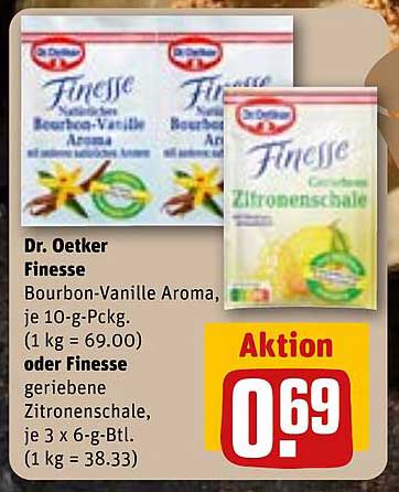 Dr. Oetker Finesse Bourbon-Vanille Aroma