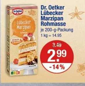 Dr. Oetker Lübecker Marzipan Rohmasse