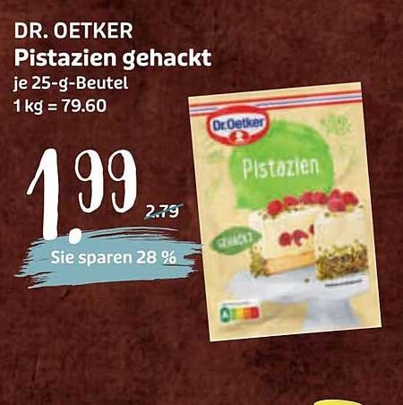 DR. OETKER Pistazien gehackt