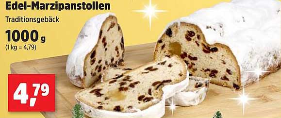 Edel-Marzipanstollen