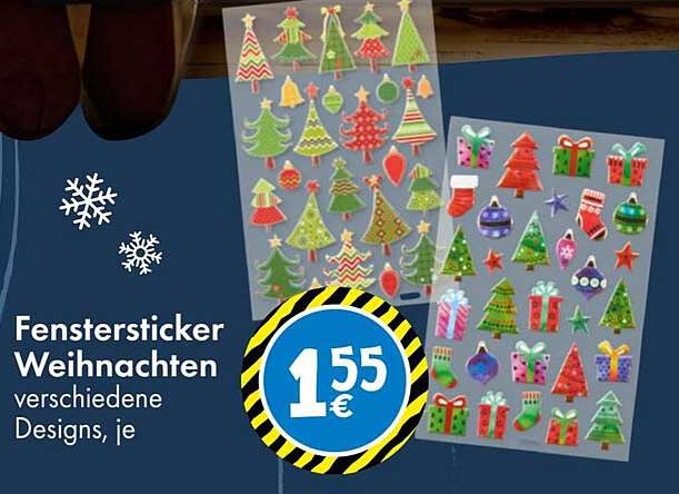 Fenstersticker Weihnachten