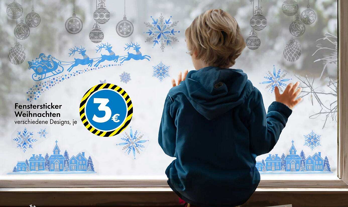 Fenstersticker Weihnachten