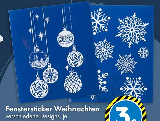 Fenstersticker Weihnachten