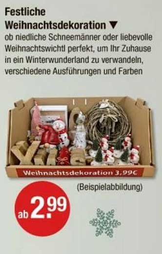 Festliche Weihnachtsdekoration