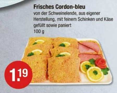 Frisches Cordon-bleu