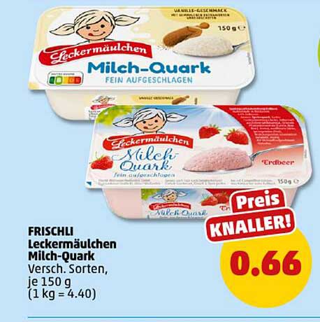 FRISCHLI Leckermäulchen Milch-Quark