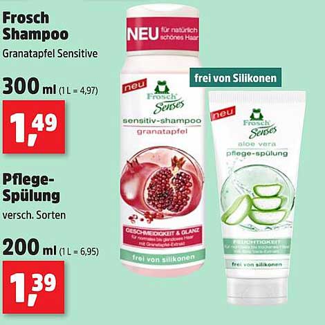 Frosch Shampoo Granatapfel Sensitive