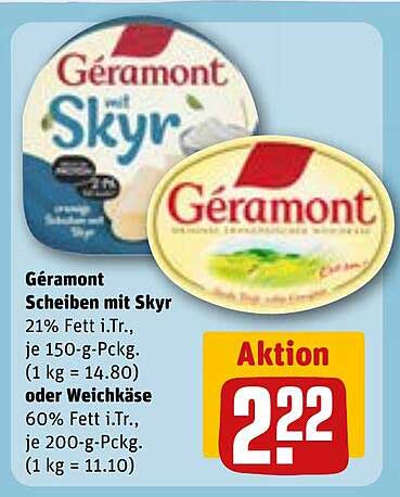 Géramont Scheiben mit Skyr