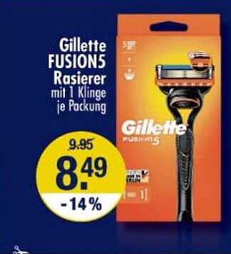 Gillette FUSION5 Rasierer