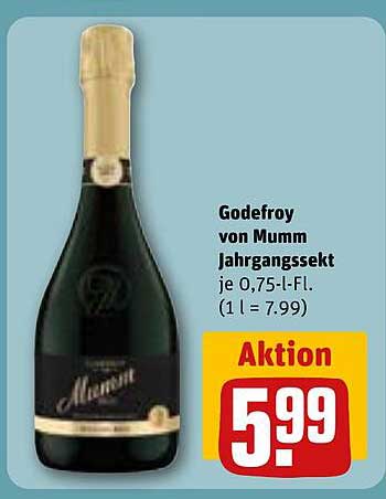 Godefroy von Mumm Jahrgangssekt