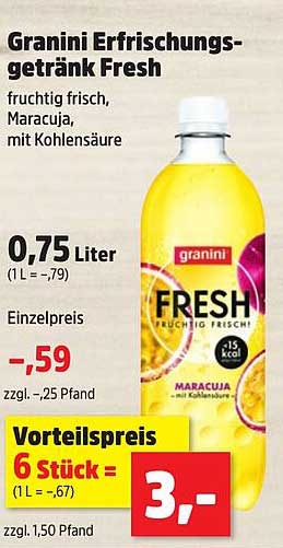 Granini Erfrischungsgetränk Fresh