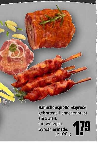 Hähnchenspieße „Gyros“