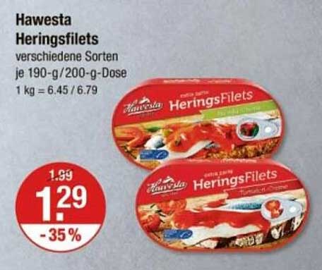 Hawesta Heringsfilets