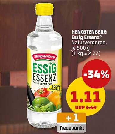 HENGSTENBERG Essig Essenz* Naturverghoren