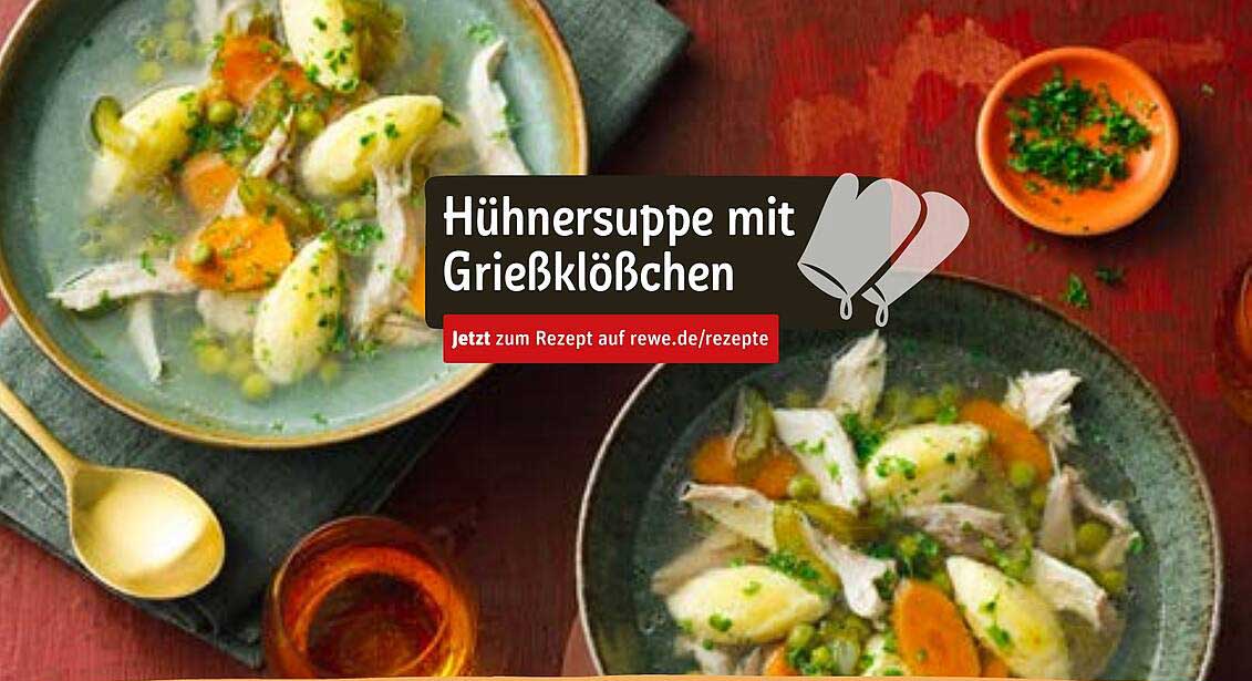 Hühnersuppe mit Grießklößchen