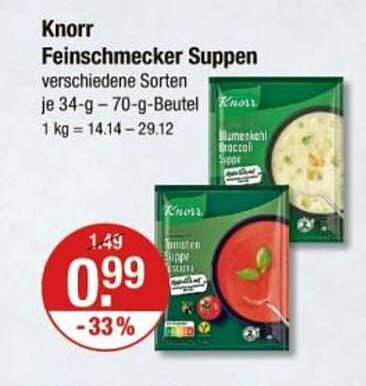 Knorr Feinschmecker Suppen