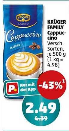 KRÜGER FAMILY Cappuccino