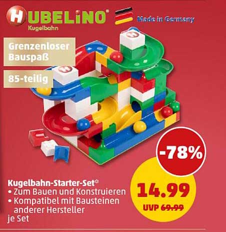 Kugelbahn-Starter-Set